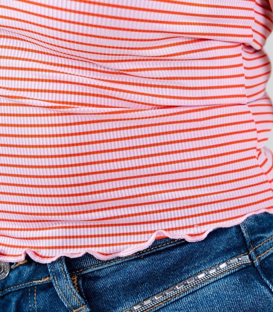 Moteriški marškinėliai Vero Moda 10262156*04, rožinės/oranžinės spalvos 5715216511473 kaina ir informacija | Marškinėliai moterims | pigu.lt