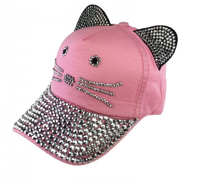 Kepurė su snapeliu mergaitėms 34189 02, rožinė kaina ir informacija | Kepurės, pirštinės, šalikai mergaitėms | pigu.lt