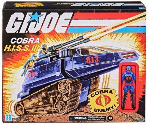 Žaislinis tankas Hasbro Gi Joe Retro Collection Cobra Hiis III kaina ir informacija | Žaislai berniukams | pigu.lt