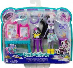 Кукла с аксессуарами Mattel Enchantimals Stinkin Cute Vanity With Sage Skunk & Caper Dolls цена и информация | Игрушки для девочек | pigu.lt