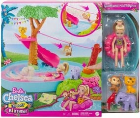 Кукла с аксессуарами Mattel Barbie and Chelsea The Lost Birthday Doll & Splashtastic Pool Surprise Playset цена и информация | Игрушки для девочек | pigu.lt