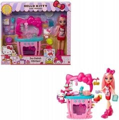 Lėlė su aksesuarais Hello Kitty and Friends So Delish Kitchen kaina ir informacija | Hello Kitty Vaikams ir kūdikiams | pigu.lt
