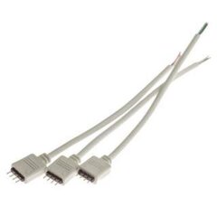 4-контактное соединение с 4 шт. кабелями «папа»  цена и информация | Кабели и провода | pigu.lt