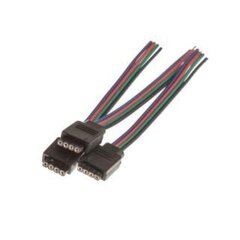 4PIN подключение 15 см RGB 4 шт. цена и информация | Кабели и провода | pigu.lt