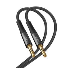 XO cable audio NB-R175A jack 3,5mm - jack 3,5mm 1,0 m black цена и информация | Кабели для телефонов | pigu.lt