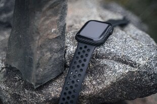 Защитное стекло Tactical Zulu Aramid для Apple Watch 7, 45 мм Black цена и информация | Аксессуары для смарт-часов и браслетов | pigu.lt