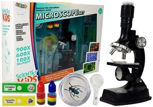 Vaikiškas mikroskopas, juodas цена и информация | Развивающие игрушки | pigu.lt