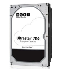 Western Digital Ultrastar 7K6 3,5 дюйма, 6000 ГБ, Serial ATA III цена и информация | Внутренние жёсткие диски (HDD, SSD, Hybrid) | pigu.lt