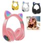 Wireless Headphones With Cat Ears kaina ir informacija | Ausinės | pigu.lt