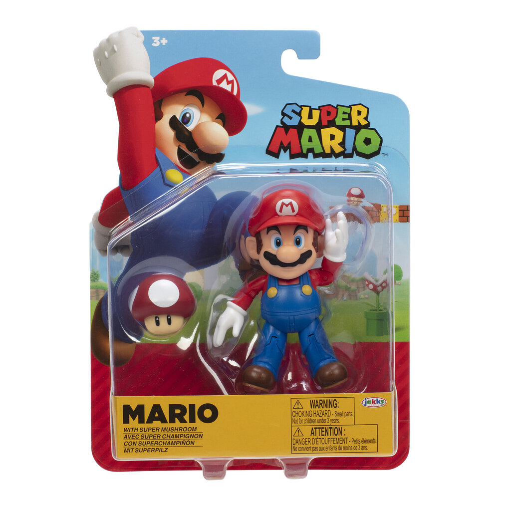 Figūrėlė ir aksesuarasSuper Mario, 10 cm цена и информация | Žaislai berniukams | pigu.lt