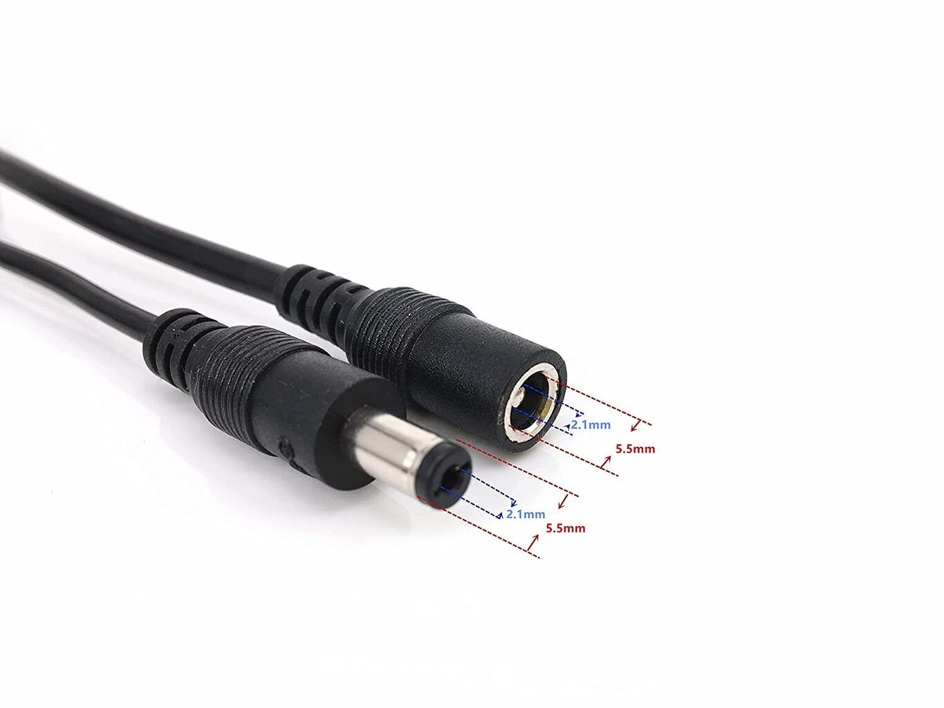 DC Maitinimo kabelio šakotuvas 1 į 4 kanalus цена и информация | Priedai vaizdo kameroms | pigu.lt