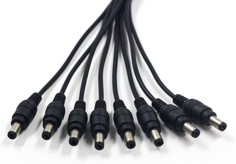 DC Maitinimo kabelio šakotuvas 1 į 8 kanalus цена и информация | Priedai vaizdo kameroms | pigu.lt