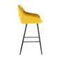 Baro kėdė BRITA, geltona kaina ir informacija | Virtuvės ir valgomojo kėdės | pigu.lt