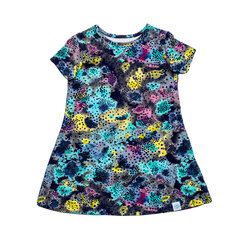 Платье для девочки "Космос" Safal Kids, экологически чистая сертифицированная ткань эко-текс, производство Эстония цена и информация | Платья для девочек | pigu.lt