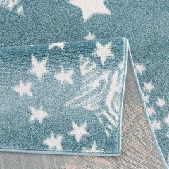 Mėlynos spalvos kilimas Žvaigždžių lietus / 160x230 cm kaina ir informacija | Kilimai | pigu.lt