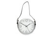 4Living sieninis laikrodis Key West, 17 cm, sidabrinė kaina ir informacija | Laikrodžiai | pigu.lt