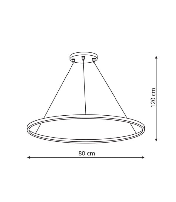 Light Prestige pakabinamas šviestuvas Ring L kaina ir informacija | Pakabinami šviestuvai | pigu.lt