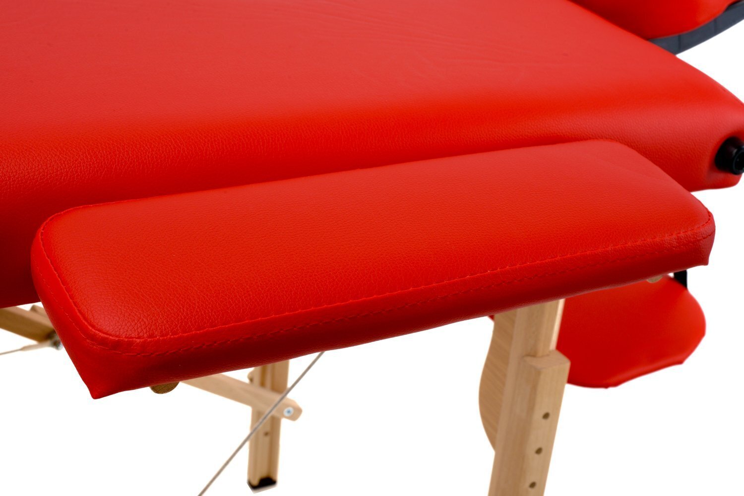 Sulankstomas masažinis stalas Bodyfit, raudonas kaina ir informacija | Masažo reikmenys | pigu.lt