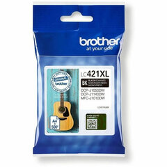 Rašalo kasetė Brother LC421XLBK BFNBBS55140333 kaina ir informacija | Spausdintuvų priedai | pigu.lt