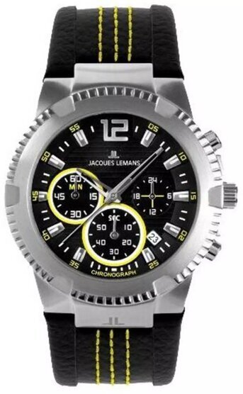 Vyriškas laikrodis Jacques Lemans Sports Powerchrono 10 1-1455C kaina ir informacija | Vyriški laikrodžiai | pigu.lt