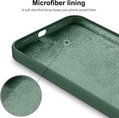 Protection set -silikoninis dėklas skirtas Apple iPhone 13 Soundberry (real liquide silicone), žalias- Ocean green + grūdinto stiklo ekrano apsauga Superior 5D kaina ir informacija | Telefono dėklai | pigu.lt