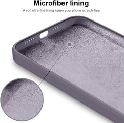 Силиконовый чехол SoundBerry для Apple iPhone 13 (real liquide silicone), space grey + защита из закаленного стекла Superior 5D цена и информация | Чехлы для телефонов | pigu.lt