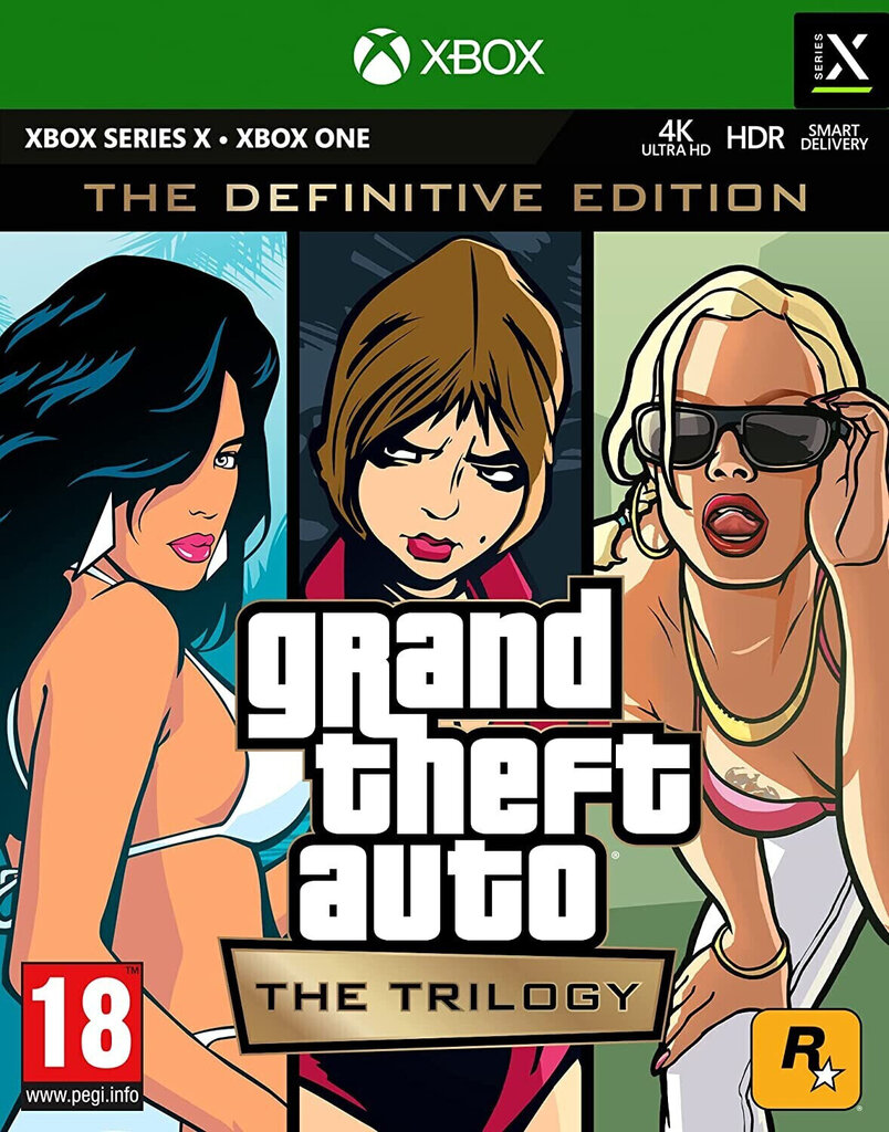 Xbox One / Series X/S game Grand Theft Auto: The Trilogy - Definitive Edition цена и информация | Kompiuteriniai žaidimai | pigu.lt