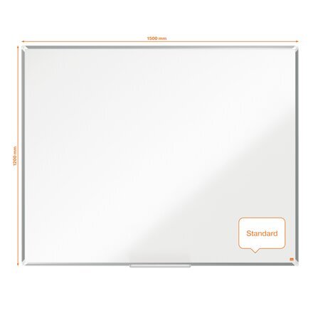 Magnetinė balta lenta Nobo Whiteboard Premium Plus Enamel, 150x120cm kaina ir informacija | Kanceliarinės prekės | pigu.lt