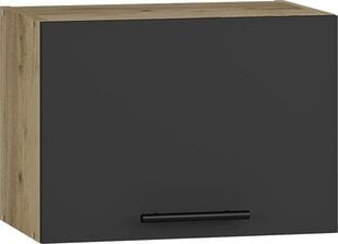 Шкафчик Halmar Vento D-50/36, черный цвет цена и информация | Кухонные шкафчики | pigu.lt