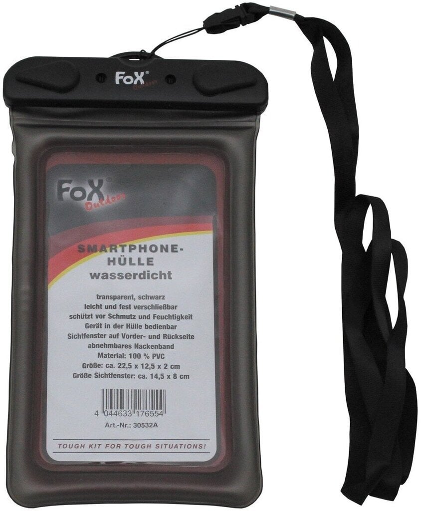 Fox Outdoor Smartphone Waterproof Case kaina ir informacija | Telefono dėklai | pigu.lt
