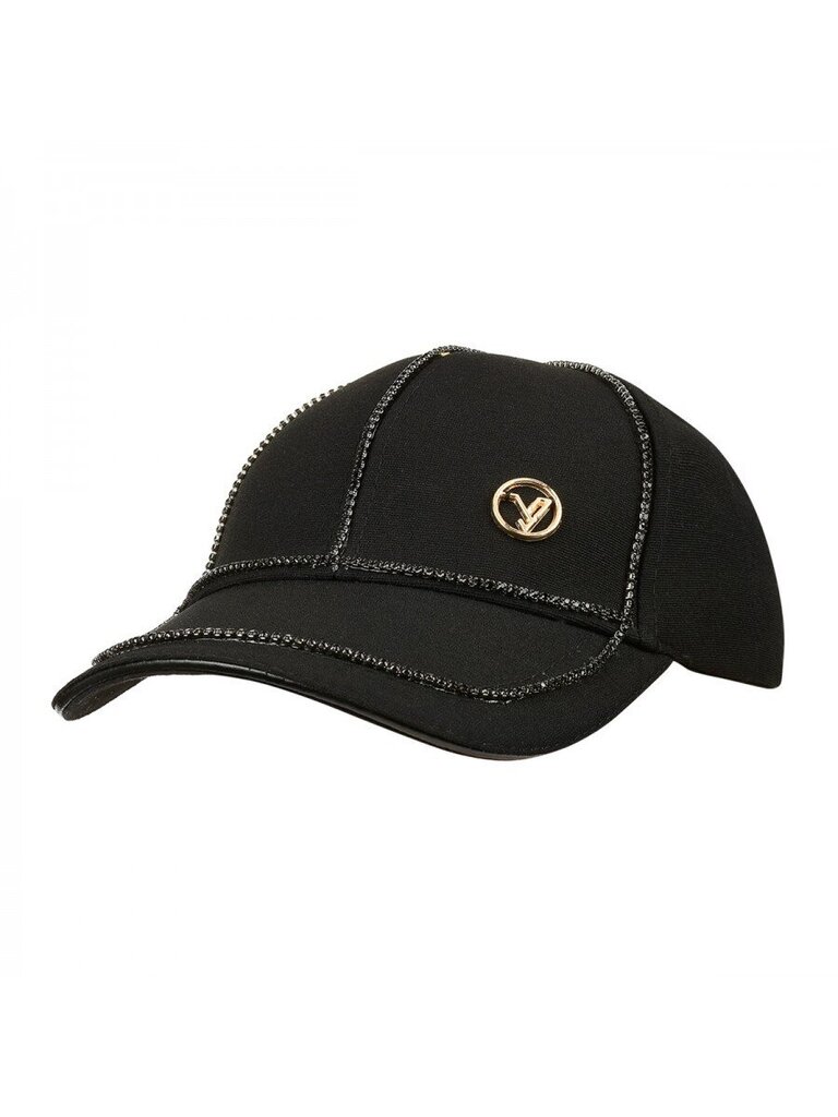 Kepurė mergaitėms 34187 01, juoda цена и информация | Kepurės, pirštinės, šalikai mergaitėms | pigu.lt