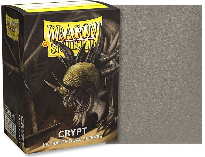 Žaidimo kortų dėklas Dragon Shield Standard Matte Dual Sleeves Crypt Neonen, 100 vnt цена и информация | Stalo žaidimai, galvosūkiai | pigu.lt