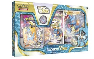 Kortų žaidimas Pokemon TCG - Lucario VSTAR Premium Collection kaina ir informacija | Stalo žaidimai, galvosūkiai | pigu.lt