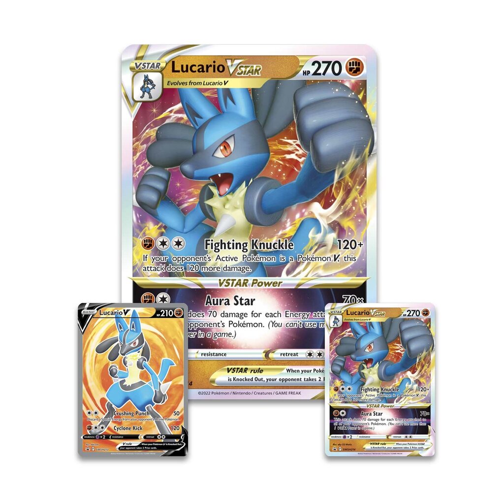 Карточная игра Pokemon TCG - Lucario VSTAR Premium Collection цена | pigu.lt