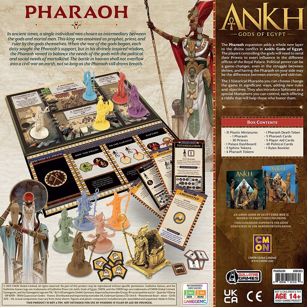 Настольная игра Ankh: Gods of Egypt Pharaoh цена | pigu.lt