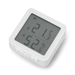 Tuya WiFi temperatūros ir drėgmės jutiklis, MIR-TE200-WF цена и информация | Метеорологические станции, термометры | pigu.lt