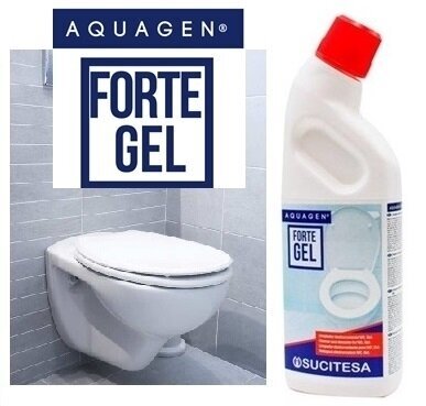 Gelinis WC valiklis Aquagen Forte GEL, 1 l kaina ir informacija | Valikliai | pigu.lt