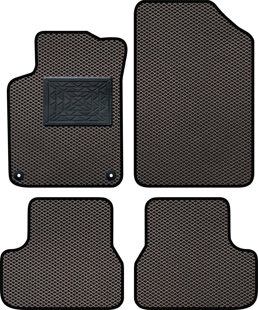 Citroen C3 II 2009-2013 EVA salono kilimėliai kaina ir informacija | Modeliniai guminiai kilimėliai | pigu.lt