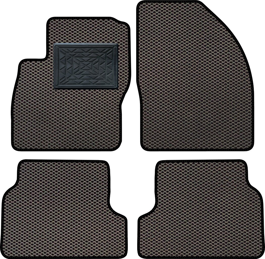 Ford Focus II Hečbekas 3 durų 2005-2011 EVA salono kilimėliai kaina ir informacija | Modeliniai guminiai kilimėliai | pigu.lt