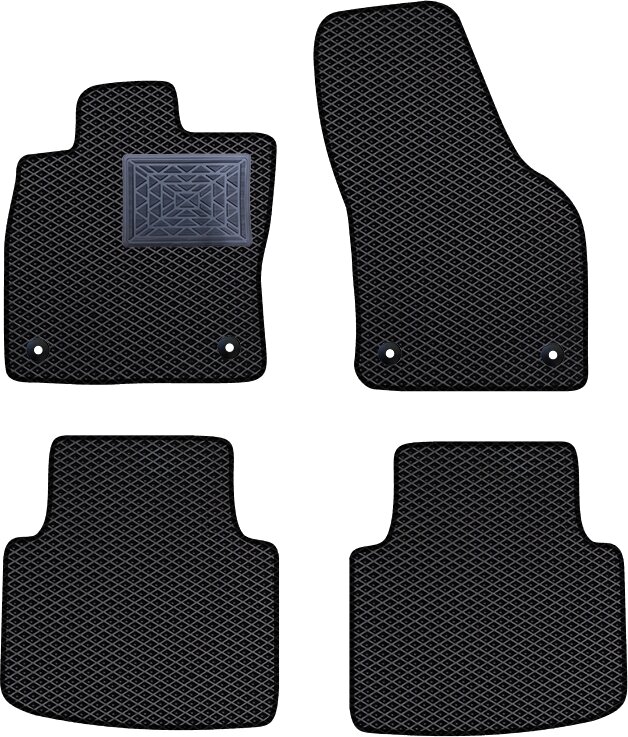 Guminiai polimeriniai kilimėliai Skoda Superb III liftback 2015-> kaina ir informacija | Modeliniai guminiai kilimėliai | pigu.lt