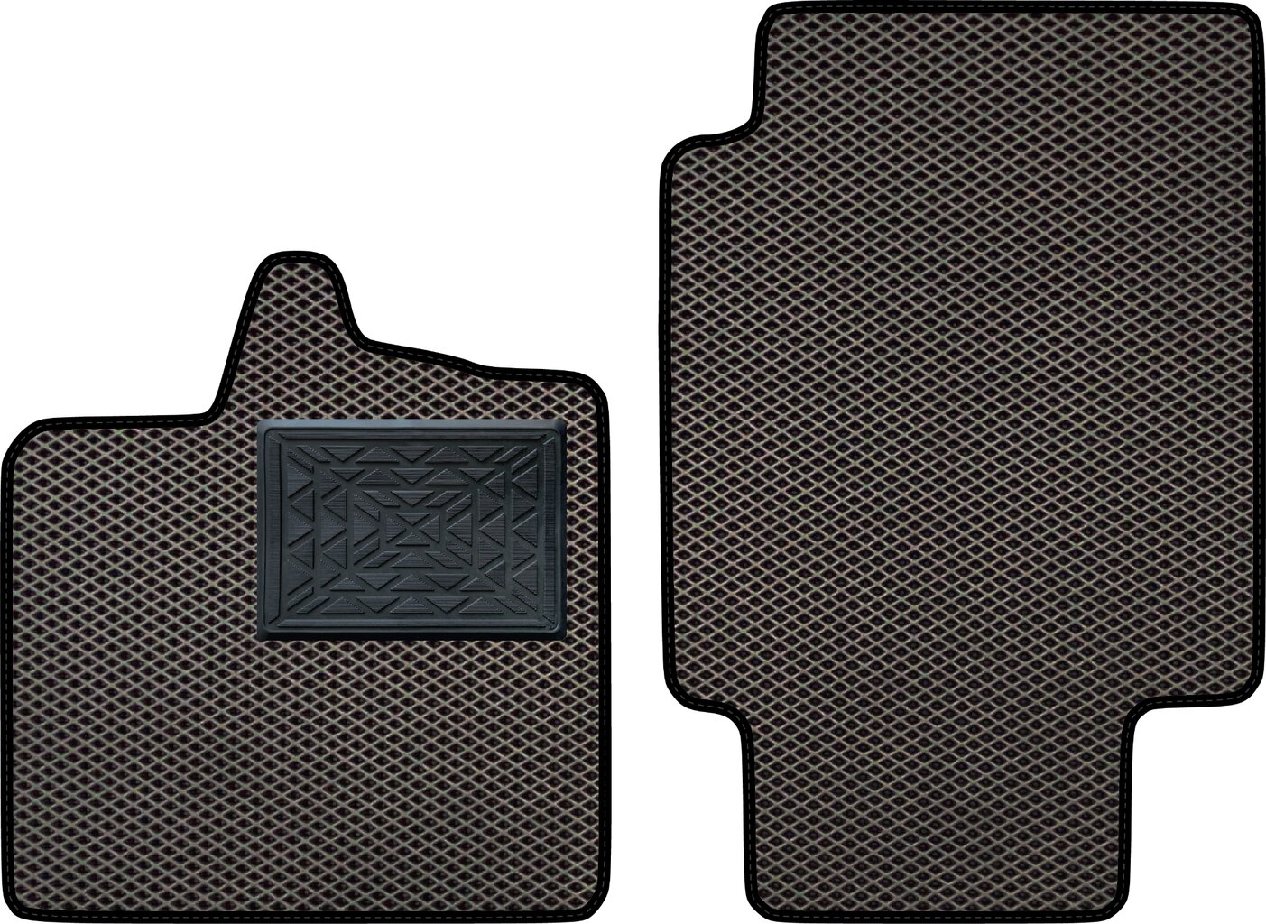 Guminiai polimeriniai kilimėliai Smart ForTwo I 450 1998-2007 kaina ir informacija | Modeliniai guminiai kilimėliai | pigu.lt