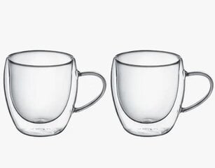 Ambition dvigubo stiklo puodeliai Doble Eco, 250 ml, 2 vnt. kaina ir informacija | Taurės, puodeliai, ąsočiai | pigu.lt