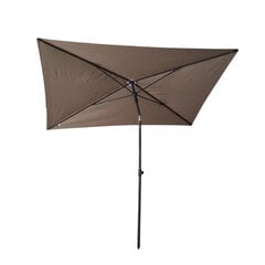 Lauko skėtis PATIO, rudas цена и информация | Зонты, маркизы, стойки | pigu.lt