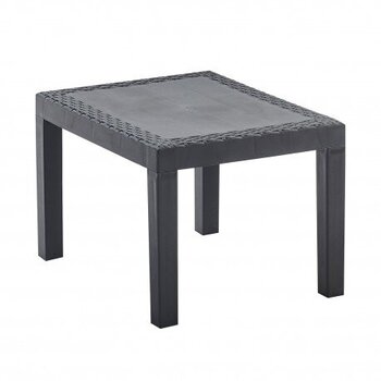 Table JACK 60x47xH40cm, grey цена и информация | Садовые столы, столики | pigu.lt