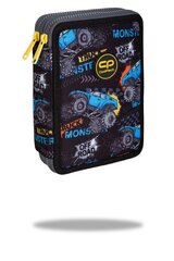 Forminis dviejų skyrių penalas su priedais CoolPack Jumper XL Monster E77605 kaina ir informacija | CoolPack Vaikams ir kūdikiams | pigu.lt