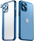 Matte transparent soft case camera protection (electroplated) Apple iPhone 13 mėlynas ( Azure Blue) kaina ir informacija | Telefono dėklai | pigu.lt