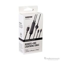 Shure RMCE-LTG "Lightning®" priedų kabelis, skirtas "Shure SE" ausinėms kaina ir informacija | Ausinės | pigu.lt