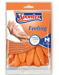 Spontex перчатки Feeling, M размер цена и информация | Инвентарь для уборки и принадлежности | pigu.lt