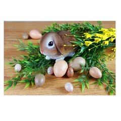 Декоративный настольный коврик Domotti Easter I, 39x28 см цена и информация | Скатерти, салфетки | pigu.lt