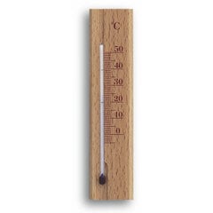 Patalpų termometras pagamintas iš buko TFA 12.1032.05 kaina ir informacija | Meteorologinės stotelės, termometrai | pigu.lt